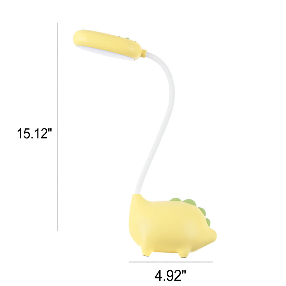 Compact LED Desk Lamp with Integrated Light in Vibrant Colors for Bedroom, Office & Living Room