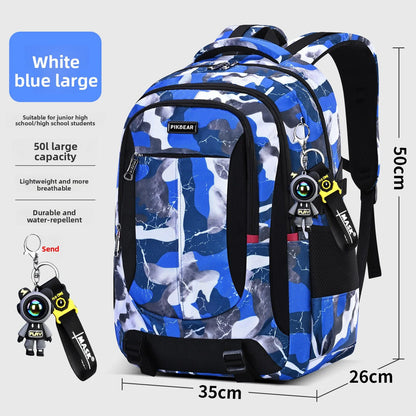 Multi-Compartment Student Backpack with Padded Laptop Sleeve & Adjustable Straps for School, College & Everyday Use