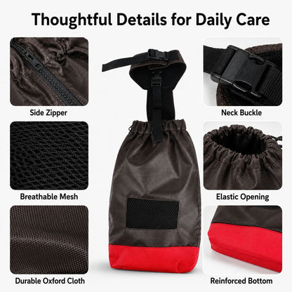 Ortekor Dog Mobility Drag Bag for Indoor Scooting - Hind Leg Protection for Senior & Disabled Dogs