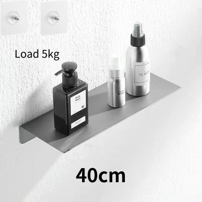 FLOATIVA – Floating No Drill Bathroom Wall Shelf