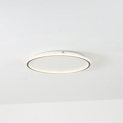 Round LED Ceiling Light Fixture – Modern Flush Mount – Integrated SMD Lighting for Bedroom & Living Room – Metal & Acrylic – Dimmable