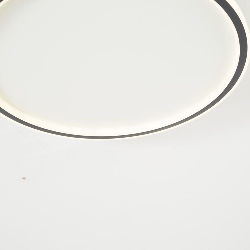 Round LED Ceiling Light Fixture – Modern Flush Mount – Integrated SMD Lighting for Bedroom & Living Room – Metal & Acrylic – Dimmable