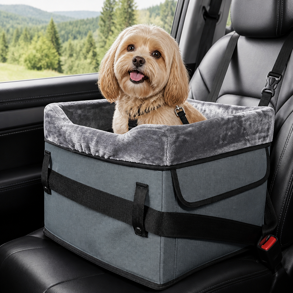 Ortekor Clip-On Safety & Adjustable Dog Car Seat