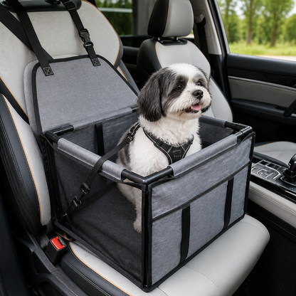 Ortekor Safety Booster & Removable Mat Dog Car Seat (Up to 30 lb)