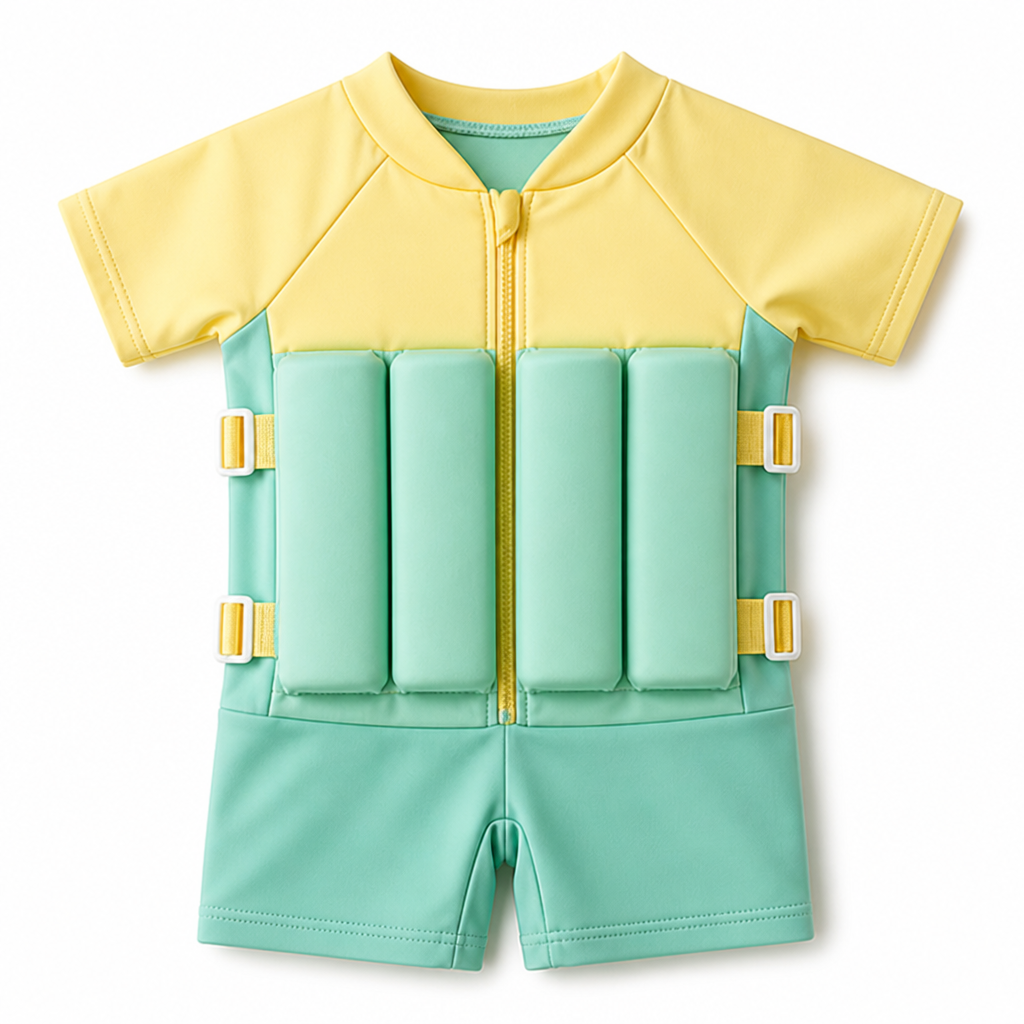 Childrens Swim Vest, Kids Swim Vest with Adjustable Buoyancy, Swim Trainer Vest for Toddlers Ages 1 to 6