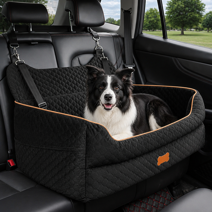 Ortekor Thick Padded Dog Booster Seat (Removable & Washable Cover)