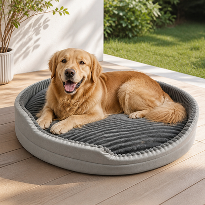 Ortekor Washable Double-Sided All-Season Dog Bed (Detachable Mat)