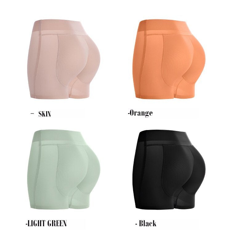 High-Waist Padded Butt-Lifting Shapewear Shorts for Women – Seamless Body Shaper with Removable Pads for Everyday Confidence & Special Occas