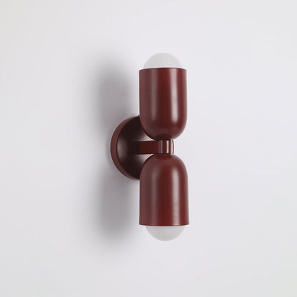Metal Cylinder Wall Sconce Modern Accent Light for Bedroom Living Room Hardwired LED Indoor Fixture