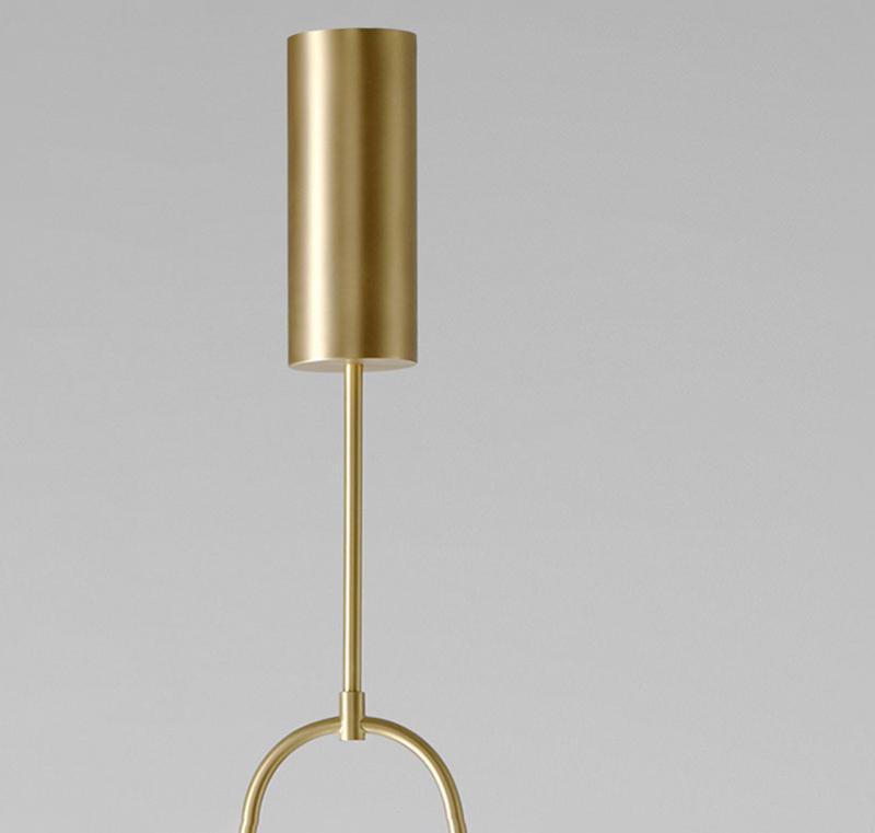 Sculptural Ceiling Light with Opaline Glass Diffusers Black & Brass Finish Multi-Arm Design for Dining Room Entryway Modern Overhead Fixture