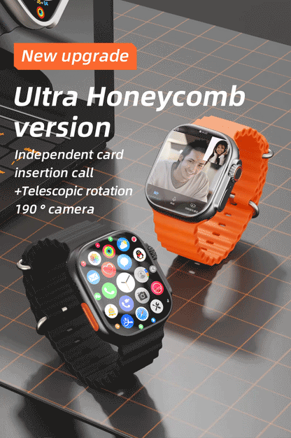 S9 Ultra | 4G Smartwatch with AMOLED Screen & Rotating Camera | Enhanced Connectivity for Seamless Communication