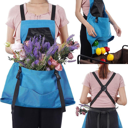 Durable Gardening Apron with Water Resistance and Tool Pockets