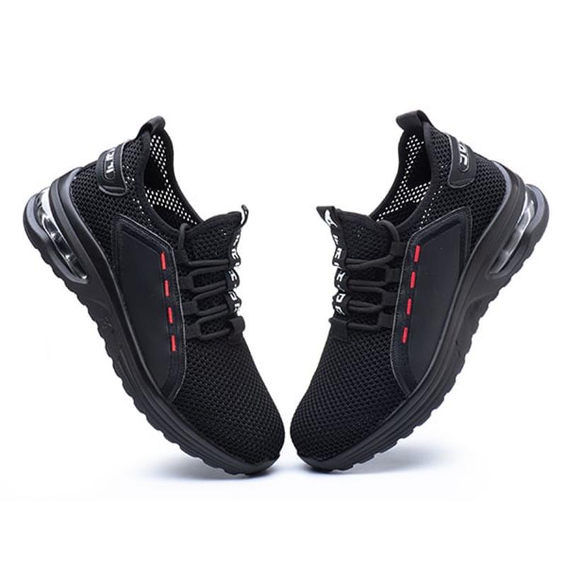 Steel Toe Work Shoes for Men & Women – Breathable Mesh Safety Sneakers with Slip-Resistant Sole & Puncture-Proof Protection for