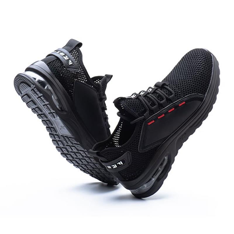 Steel Toe Work Shoes for Men & Women – Breathable Mesh Safety Sneakers with Slip-Resistant Sole & Puncture-Proof Protection for