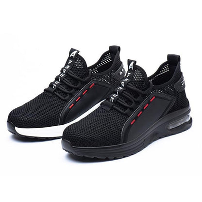 Steel Toe Work Shoes for Men & Women – Breathable Mesh Safety Sneakers with Slip-Resistant Sole & Puncture-Proof Protection for