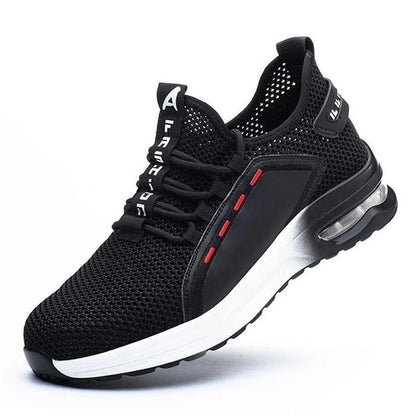 Steel Toe Work Shoes for Men & Women – Breathable Mesh Safety Sneakers with Slip-Resistant Sole & Puncture-Proof Protection for