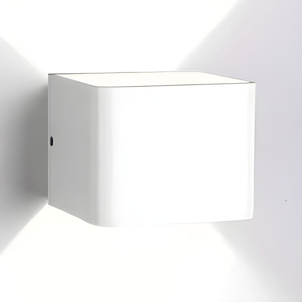 Geometric LED Sconce Aluminum Up Down Accent Light for Hallway Bedroom Living Room Indoor Modern Minimalist Wall Fixture