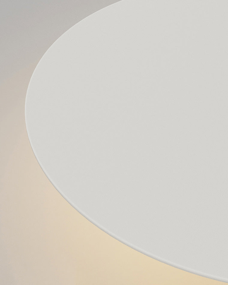 Flush Mount LED Ceiling Light Fixture 31.5×28 in Dimmable Remote Control White Acrylic Modern Disc Design for Bedroom Living Room Bathroom 1