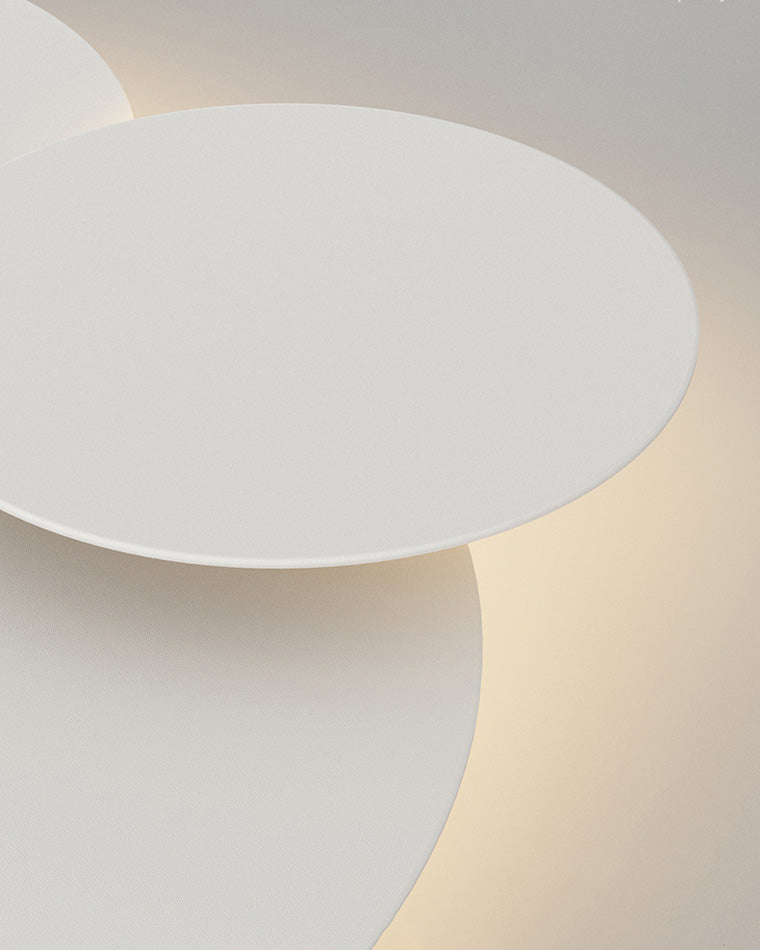 Flush Mount LED Ceiling Light Fixture 31.5×28 in Dimmable Remote Control White Acrylic Modern Disc Design for Bedroom Living Room Bathroom 1