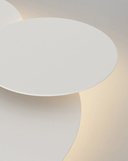 Flush Mount LED Ceiling Light Fixture 31.5×28 in Dimmable Remote Control White Acrylic Modern Disc Design for Bedroom Living Room Bathroom 1