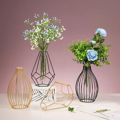 LumeGrid™ - Geometric Flower Vase