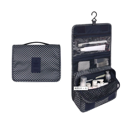 Hanging Toiletry Bag with Multiple Compartments for Travel – Water-Resistant Organizer for Makeup, Cosmetics & Grooming Essentials