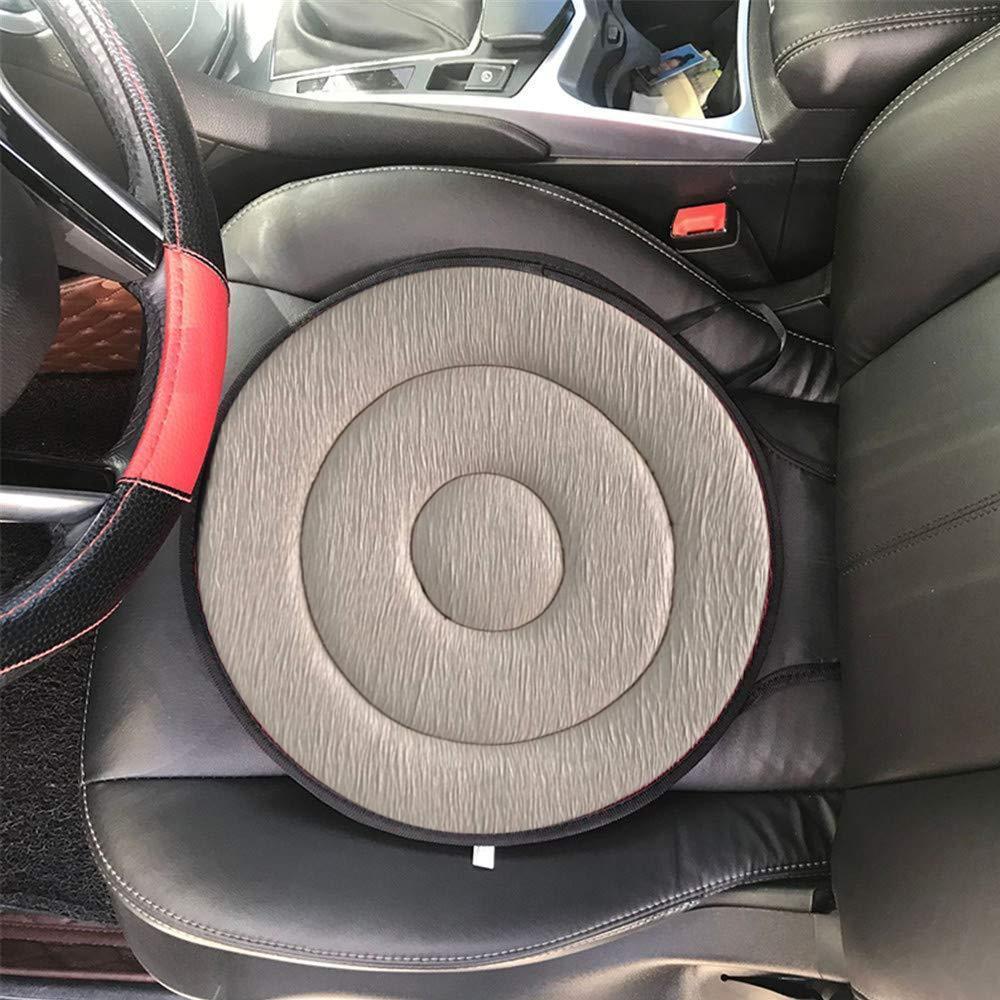 Swivel Seat Cushion with 360° Rotation for Easy Mobility and Back Support