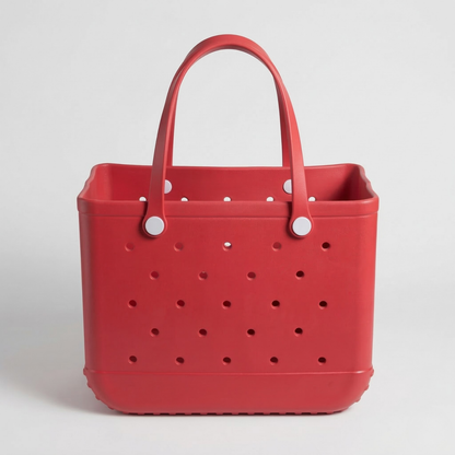 Ventilated Pool Bag with Drain Holes – Washable Waterproof Beach Tote
