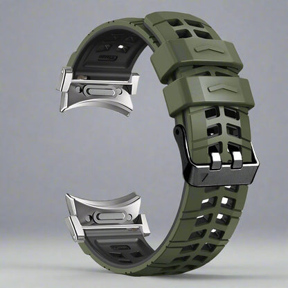 Flexible Silicone Galaxy Watch Ultra Band – Sport Strap for 47mm Ultra, Ultra 2 & 2025 Models – Adjustable Buckle Replacement Wristband
