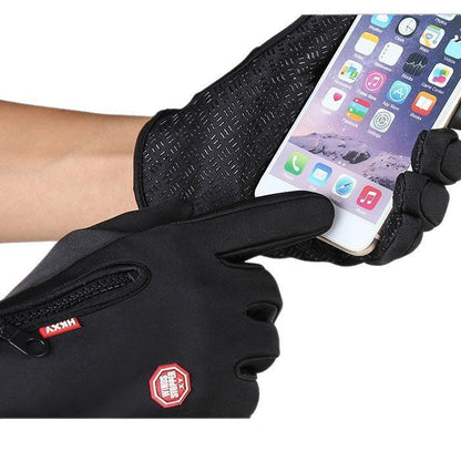 Waterproof Winter Gloves | Touchscreen Functionality & Fleece Lining | Stylish Comfort for Outdoor Activities