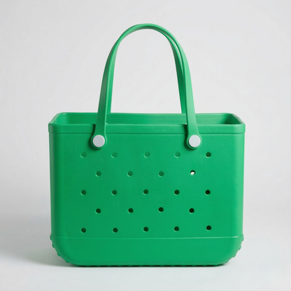Ventilated Pool Bag with Drain Holes – Washable Waterproof Beach Tote