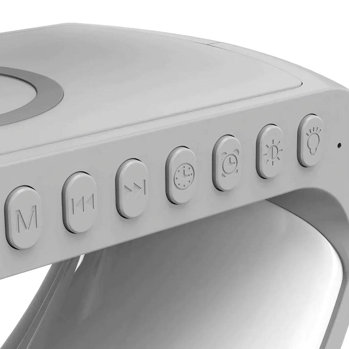 Sunrise Alarm Clock with Wireless Charging Pad, RGB Mood Light & Bluetooth Speaker