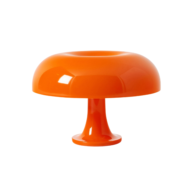 Retro Mushroom Table Lamp with Dimmable LED Warm Light for Bedroom & Living Room Ambiance