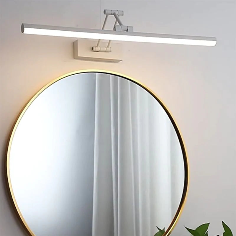 Adjustable Linear Wall Sconce LED Modern Minimalist Indoor Lighting Fixture for Hallway Bedroom Bathroom