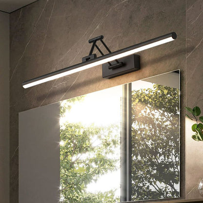 Adjustable Linear Wall Sconce LED Modern Minimalist Indoor Lighting Fixture for Hallway Bedroom Bathroom
