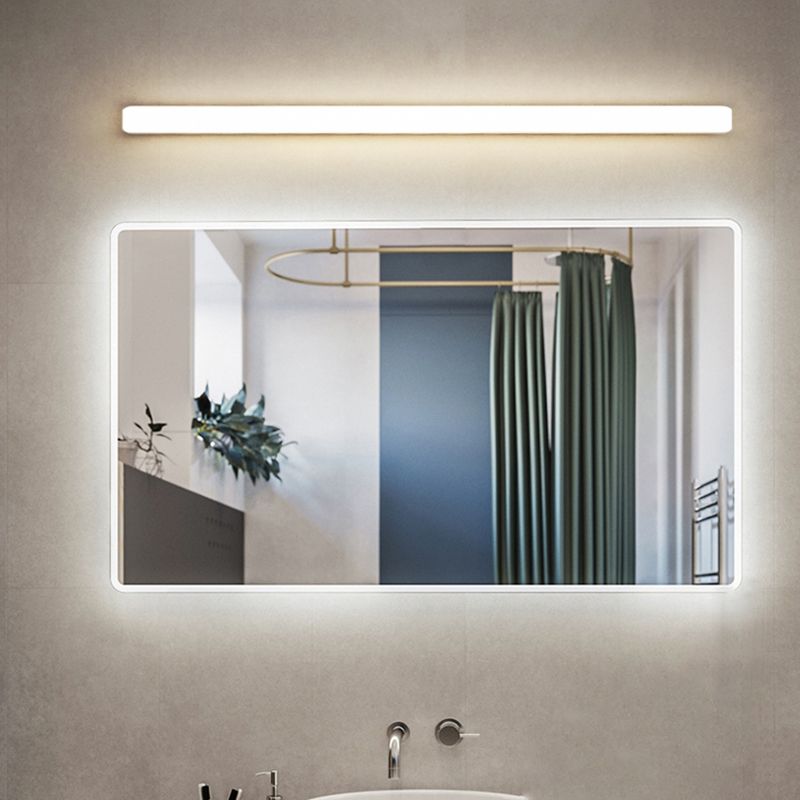Modern LED Bathroom Vanity Light Bar White Acrylic Wall Sconce for Mirror Lighting IP44 Rated