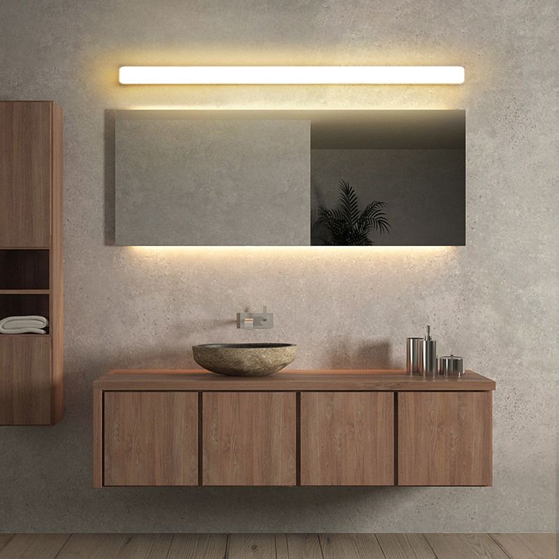 Modern LED Bathroom Vanity Light Bar White Acrylic Wall Sconce for Mirror Lighting IP44 Rated