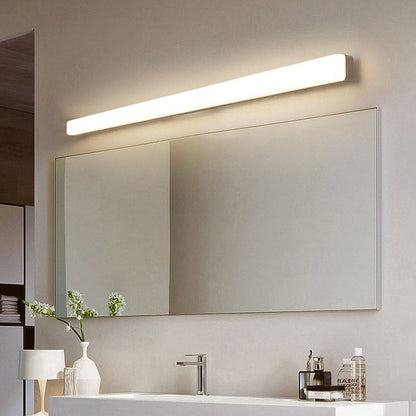 Modern LED Bathroom Vanity Light Bar White Acrylic Wall Sconce for Mirror Lighting IP44 Rated