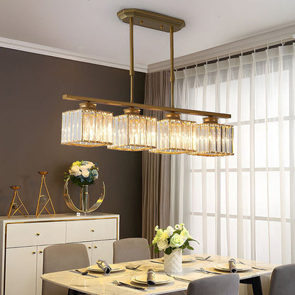Multi-Light Overhead Fixture with Clear Glass Globes for Dining Tables & Islands – Adjustable Drop, Black Metal Frame, E27 Socket – Contempo