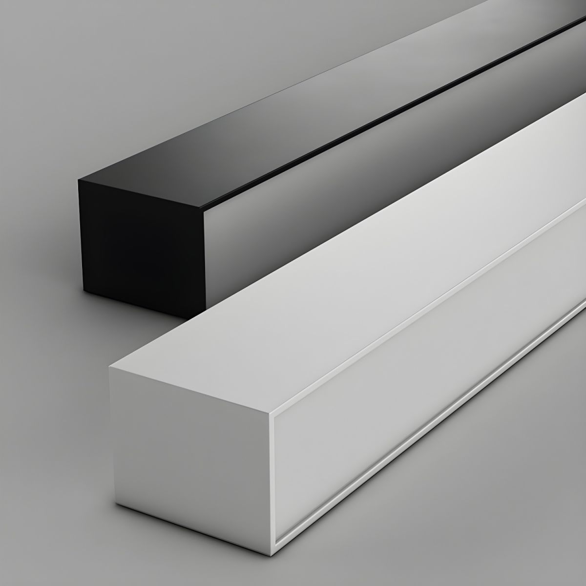 Linear LED Flush Mount Ceiling Light 47-inch Black Fixture for Bedroom Living Room Hallway Contemporary Minimalist Home Lighting