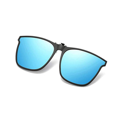 Polarized Flip-Up Clip-On Sunglasses for Prescription Glasses | UV400 Protection | Lightweight Magnesium Alloy | Driving Fishing Outdoor | M