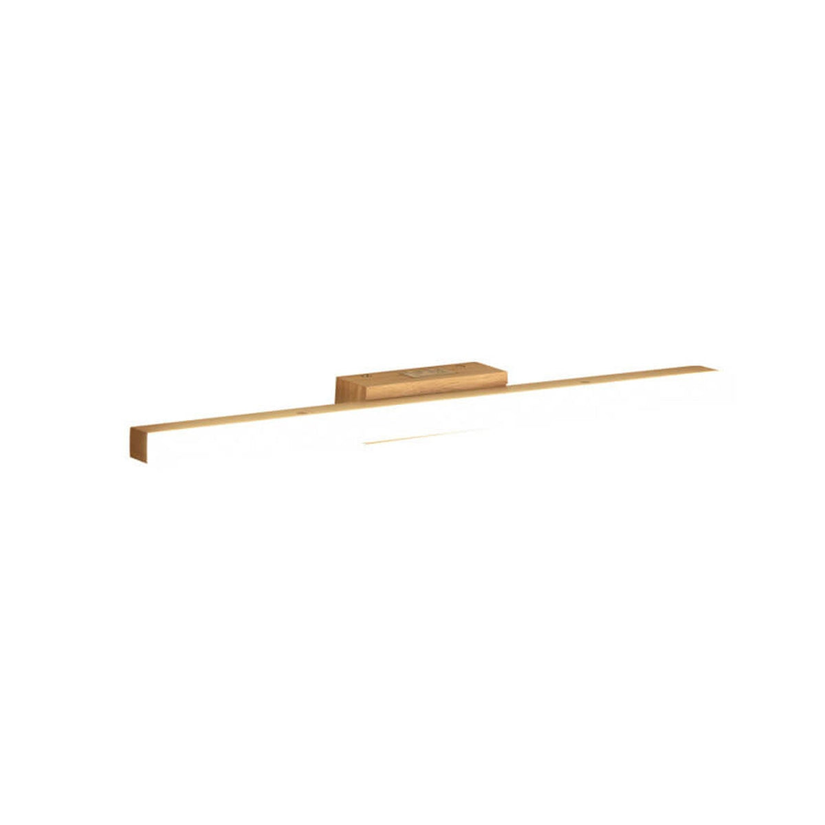 Linear LED Sconce 16W 32-Inch Wood & Acrylic for Vanity Bedroom Hallway Home Office Task Ambient Lighting Modern Hardwired Fixture Low-Profi