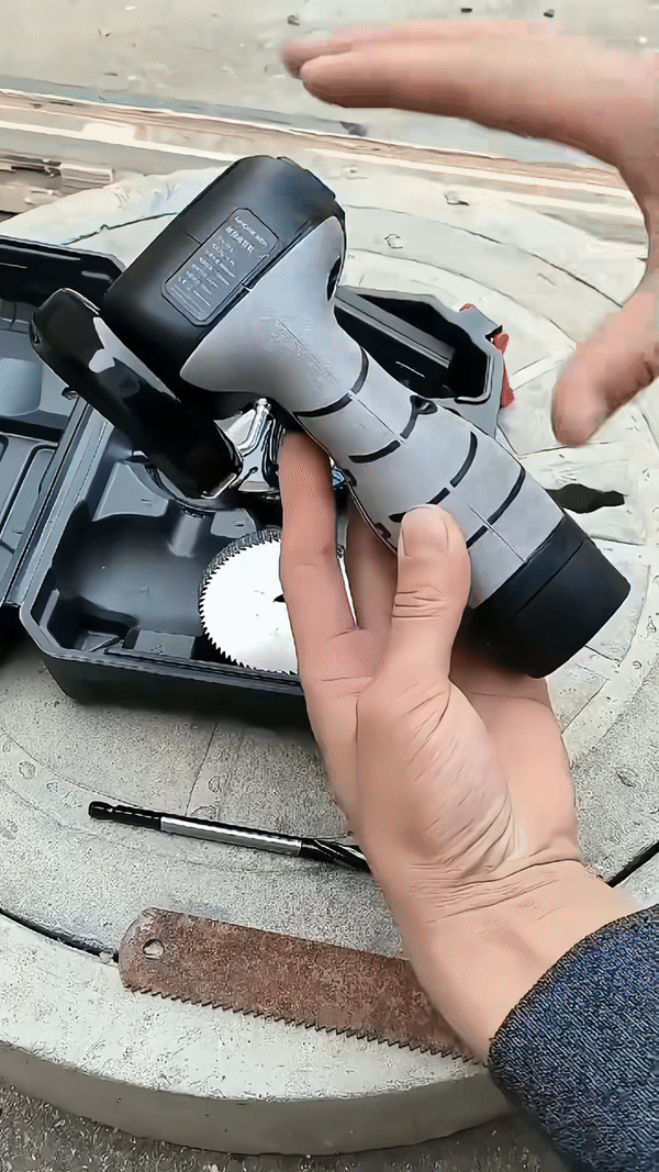Compact Grinder | 12V Mini Angle Grinder with 400W Motor & Cutting Disc | Cordless Design for Versatile Use