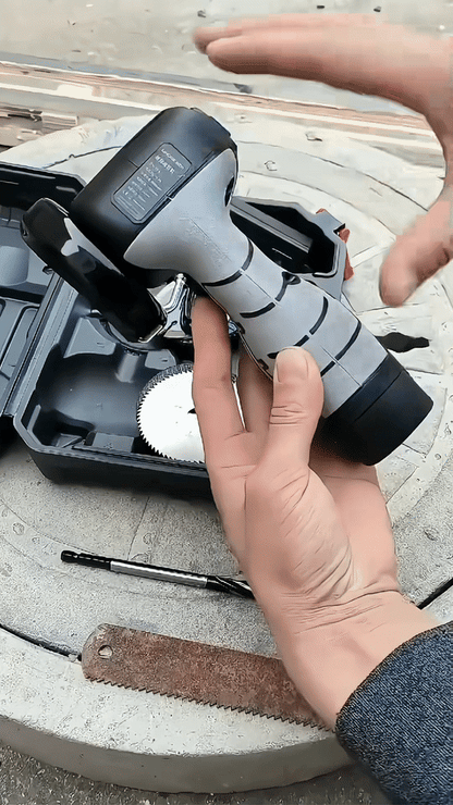 Compact Grinder | 12V Mini Angle Grinder with 400W Motor & Cutting Disc | Cordless Design for Versatile Use