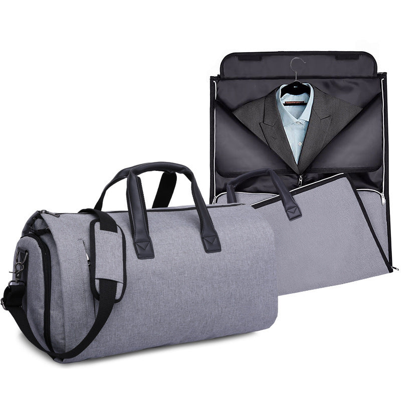 Convertible Garment Duffel Bag with Shoe Compartment for Business Travel, Weddings, Weekend Trips, Wrinkle-Free Suit Storage, Hanging Clothe