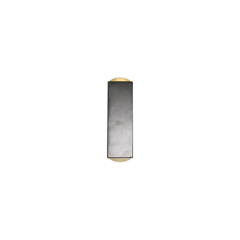 Outdoor LED Sconce Rectangular Aluminum Hardwired 7 in Black for Patio Fence Entryway Modern Exterior Fixture 10W 12W Integrated Bulb Weathe