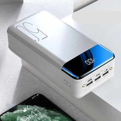 Ultra High-Capacity Portable Charger 100000mAh Battery Pack USB-A USB-C Fast Charging for iPhone Android Laptop Tablet Travel Camping Emerge