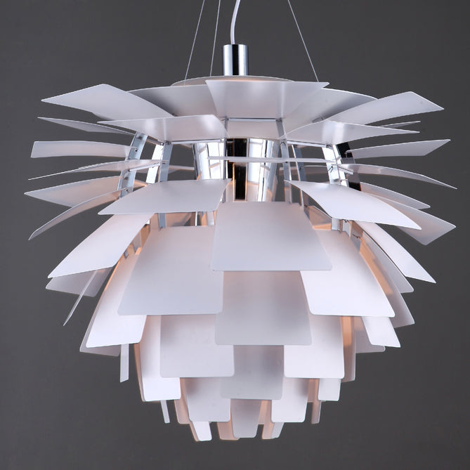Layered Metal Fixture 19 in Wide Warm White E27 Socket Adjustable Height Kitchen Island Dining Room Cord Suspended Overhead Lighting Texture
