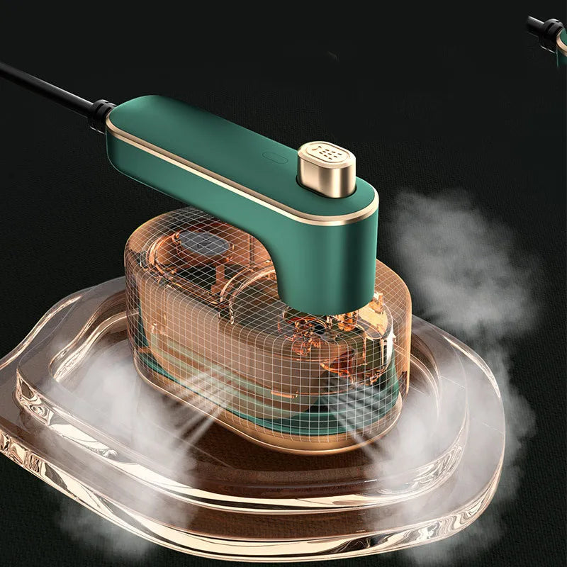 Compact Travel Steamer Iron for Quick Touch-Ups on Clothes & Garments for Suitcase Hotel Trip Business Travel