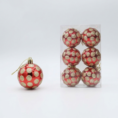 FLAKEORN – Christmas Table Baubles Set for Elegant Holiday Decor